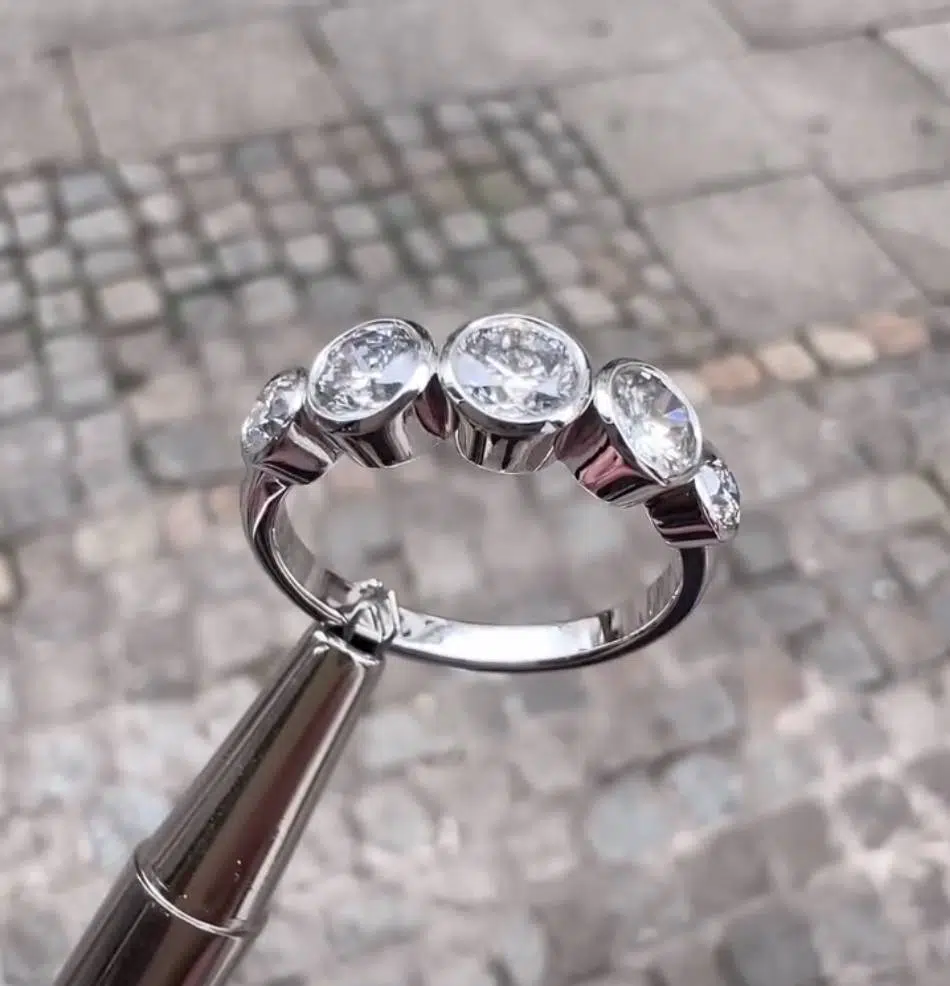 Remontage de diamants - après