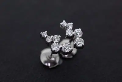 Boucles d'oreilles diamants